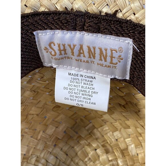 Shyanne Straw Hat Western Country Girl OS Wear It. Mean It. Concert Ready - Picture 7 of 12